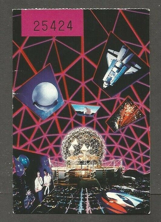 1985,EXPO 86 VANCOUVER BC CANADA, EXPO CENTRE TICKET STUB,