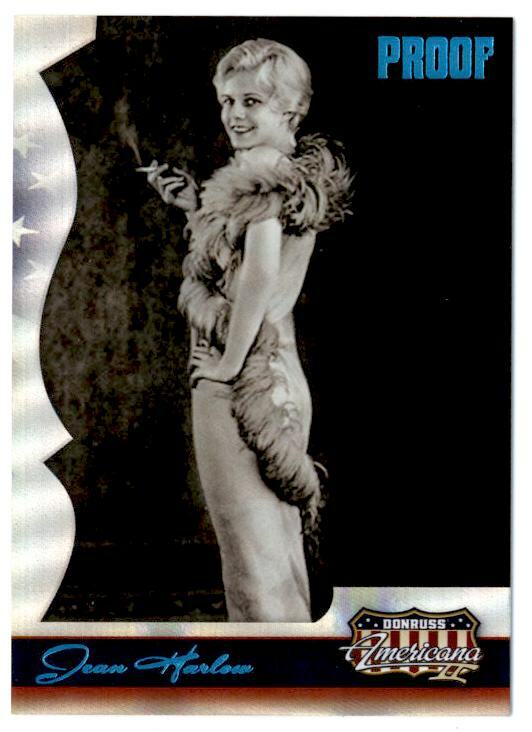 50枚限定　08DONRUSS AMERICANA Jean Harlow 2008 Americana Platinum Proofs #212 Jean Harlow 5/5 | eBay