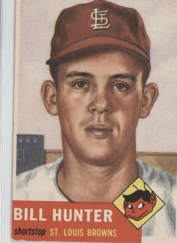1953 Topps - Billy Hunter #166