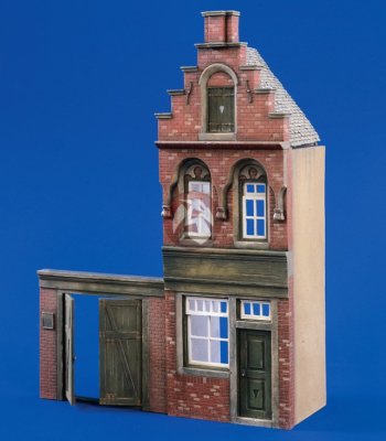 Verlinden 1/35 Old City Building Facade No.1 Front Section w/Side Entrance 1624