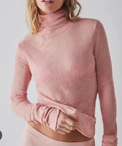 NWOT Free People, Ты и я, водолазка с длинным рукавом и термо-принтом под горло