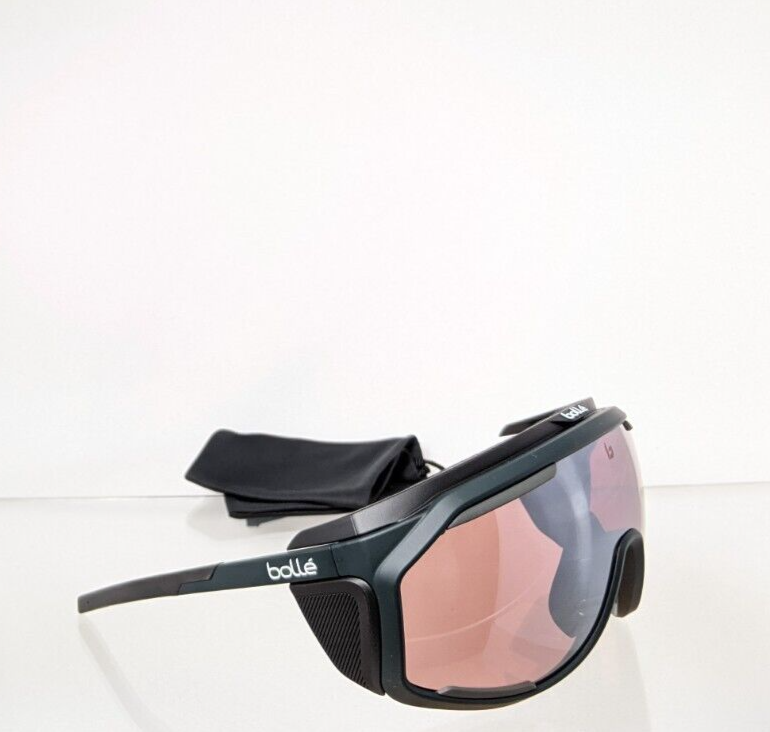 Brand New Authentic Bolle Sunglasses CHRONOSHIELD Matte Forest Black Frame