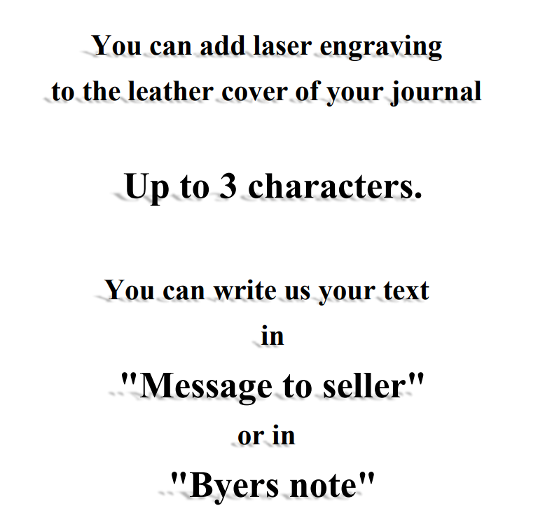 Personalized Leather Journal With Small Defects  Handmade Deckle Edge Paper