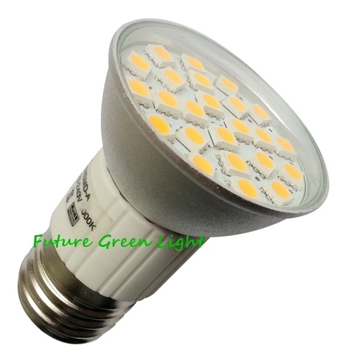 B22 BC 24 SMD LED 240V 3.8W 350LM WARM WHITE BULB WITH COVER ~50W