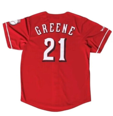 Hunter Greene Jersey #21 SGA Cincinnati REDS - Size XL - NEW SEALED