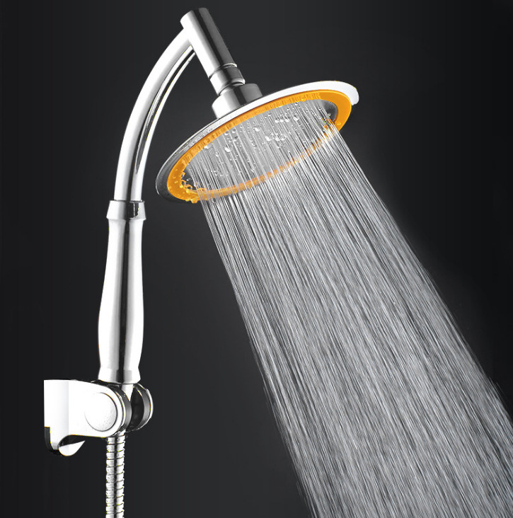 Large High Turbo Pressure Shower Heads Chrome Bath Powerful Energy
