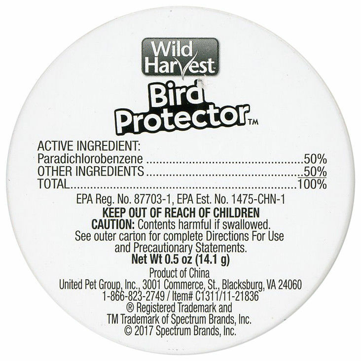 Wild Harvest 8-in-1 BIRD PROTECTOR PROTECT YOUR BIRDS / CAGES from LICE & MITES