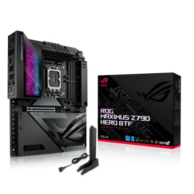 ASUS motherboard ROG MAXIMUS Z790 HERO BTF ATX LGA1700 DDR5 PCIe 5.0 x16 slot