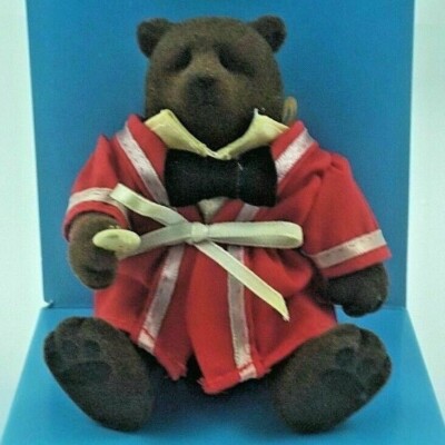 Vtg New Old Stock Gund 5'' Abiner Smoothie by Dennis Kyte Smoking Jacket & Cookie