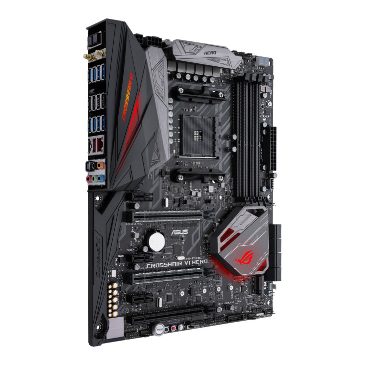 ASUS ROG CROSSHAIR VI HERO (WI-FI AC) c6h AM4 socket | eBay