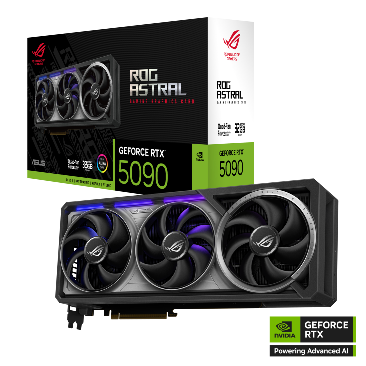 Asus ROG Astral GeForce RTX™ 5090 32GB GDDR7 PCIE5.0 512bit Asus ROG Astral GeForce RTX™ 5090 32GB GDDR7 PCIE5.0 512bit