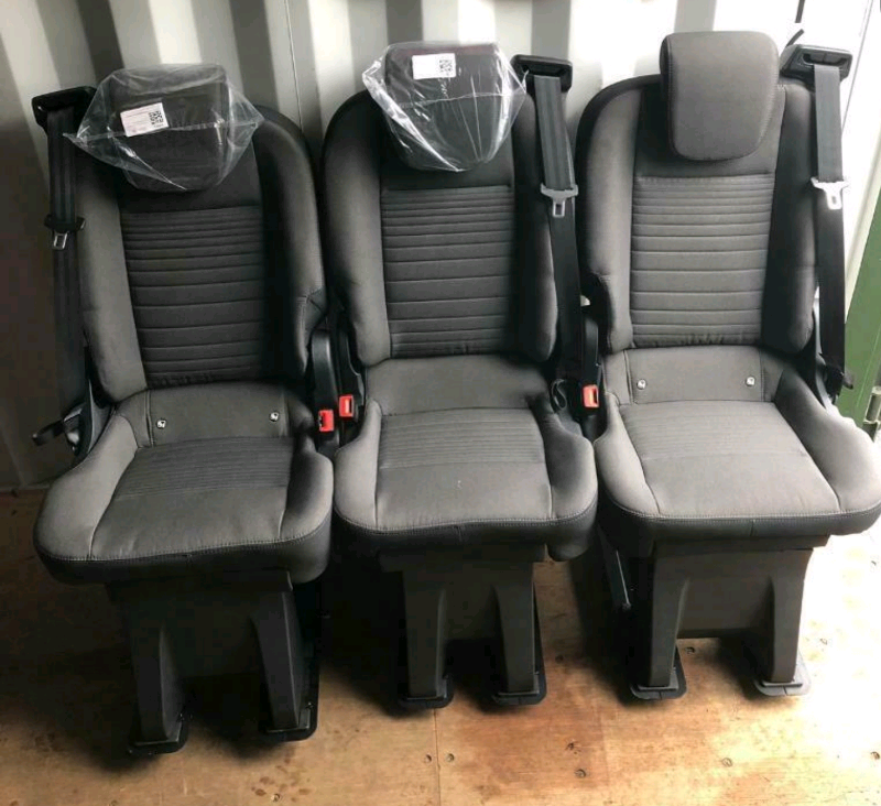 FORD TRANSIT CUSTOM REAR SEATS, ALSO FITS VW T5 TRANSPORTER in
