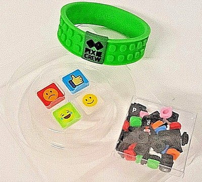 PIXIE CREW Wristband Bracelet Emoji Pixel Pac man Bracelet Bands