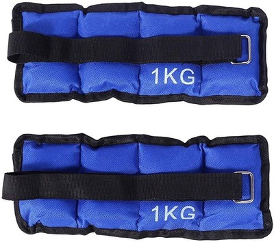 2x 1kg 2.2lb Wrist Ankle Weights for Women Men and Kids Strength Training Wrist 