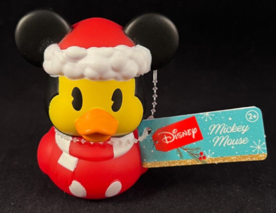 Disney -Mickey Mouse -Christmas -Rubber Duck -2024 Collection -Approx 2.75'' High