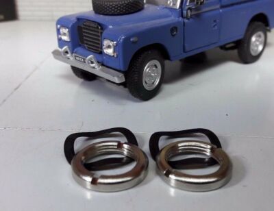 AC Cobra Ford GT40 Aston Martin Lucas Durite Toggle Switch Nut Bezels Washer x2