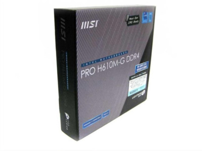 MSI PRO H610M-G DDR4 LGA 1700 Intel H610 SATA 6Gb/s Micro ATX Motherboard New