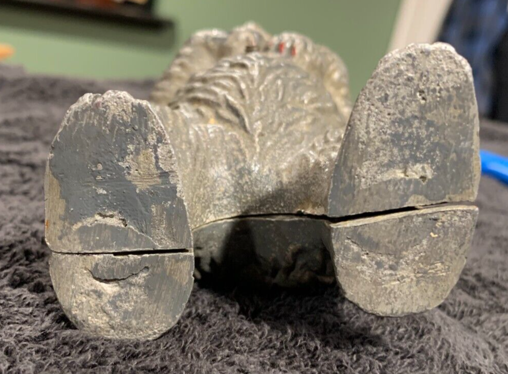 Rare Authentic c.1910-30 A.C Williams Cast Standing Bear Still Bank 5.5 Inch