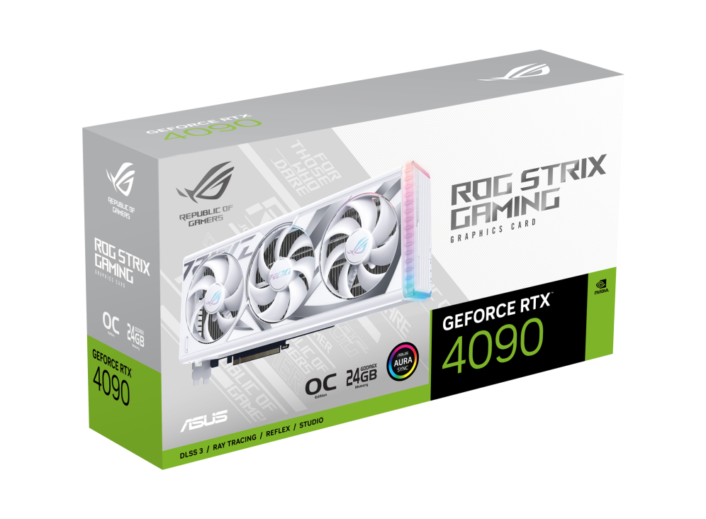 ASUS ROG Strix GeForce RTX 4090 24GB GDDR6X White OC Edition 