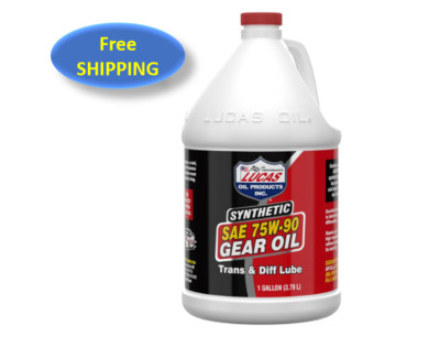 Lucas Oil 10048 Synthetic SAE 75W-90 Gear Oil - 1 Gallon...