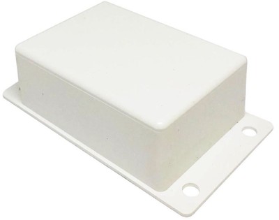 EVATRON - Flanged ABS Potting Box Enclosure, 50x28x75mm, White