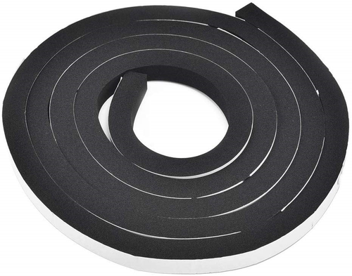 TamBee Weather Stripping Foam Tape 1//2 Inch Wide X 1//2 Inch Thick,High Density Foam Strip Self Adhesive Weatherstrip Insulation Foam Rubber Seal Strip 13 Ft 2 Rolls of 6.5 Ft Long Each
