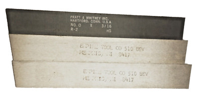 Empire Cutoff Blades(3) Parallel, 3/16'' Wide, 11/16'' High, 5'' Long Lot of 3  USA