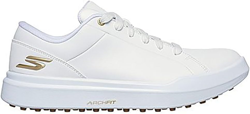 Skechers Womens Drive 6 Arch Fit Leather Relaxed Fit Waterproof Golf Shoe