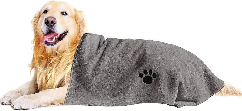Microfiber Dog Towels for Drying Dogs, Super Absorbent  40 Inc...