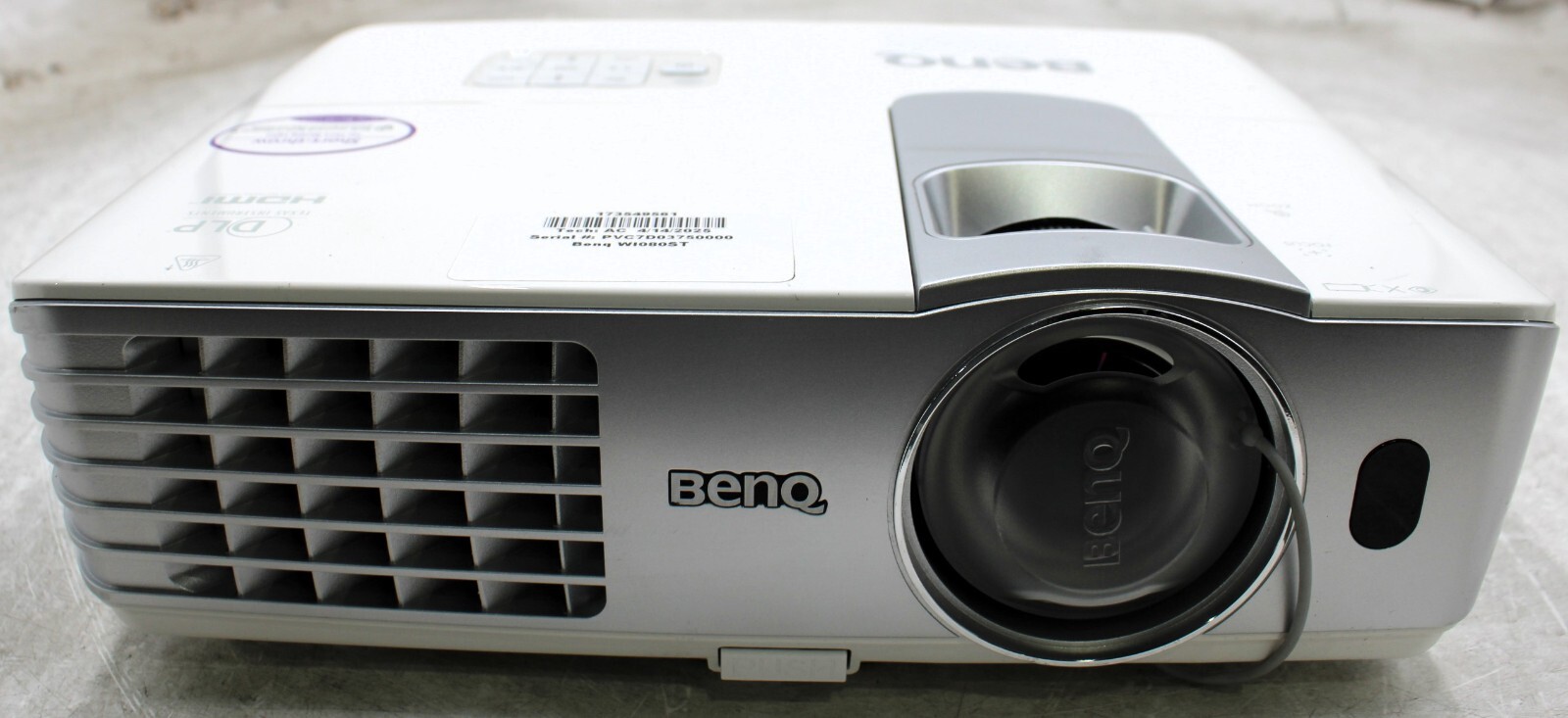 BenQ W1080ST 1080P Home Video Projector 2000 Lumens 3000
