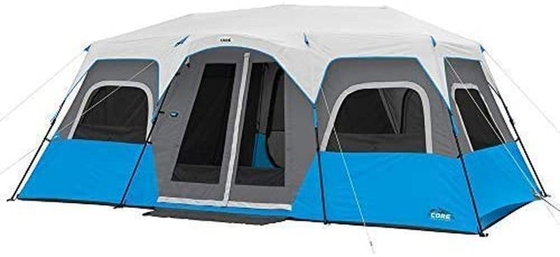 Instant Tent with LED Lights Portable Large Family Cabin Mul