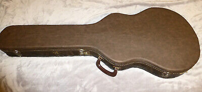 Gibson 1964 ES-345 Deluxe Case Brown 5 Latch Plush Red Interior Solid Rare 1960s