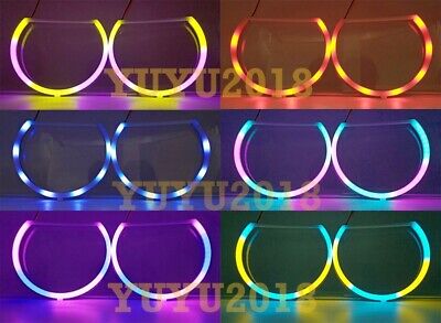 Dream color halo ring for Ford Mustang 10-12 NON HID HD Flow Chasing RGB LED DRL