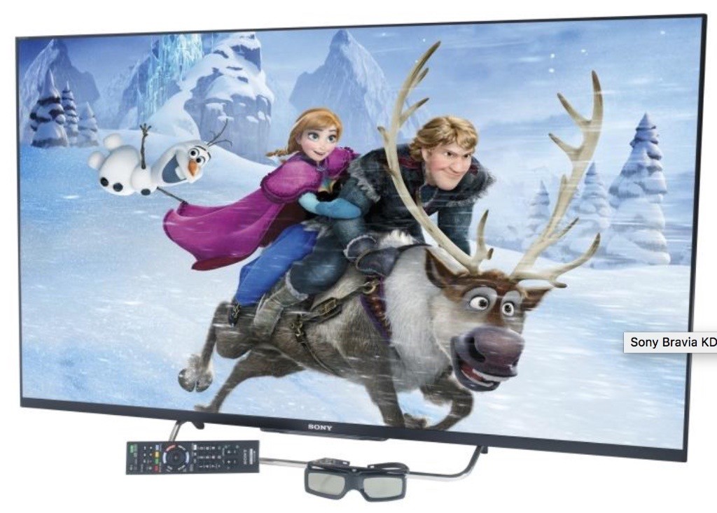 Sony Bravia KDL55W829B, 55 Inch Smart 1080p 3D TV (2 years John Lewis