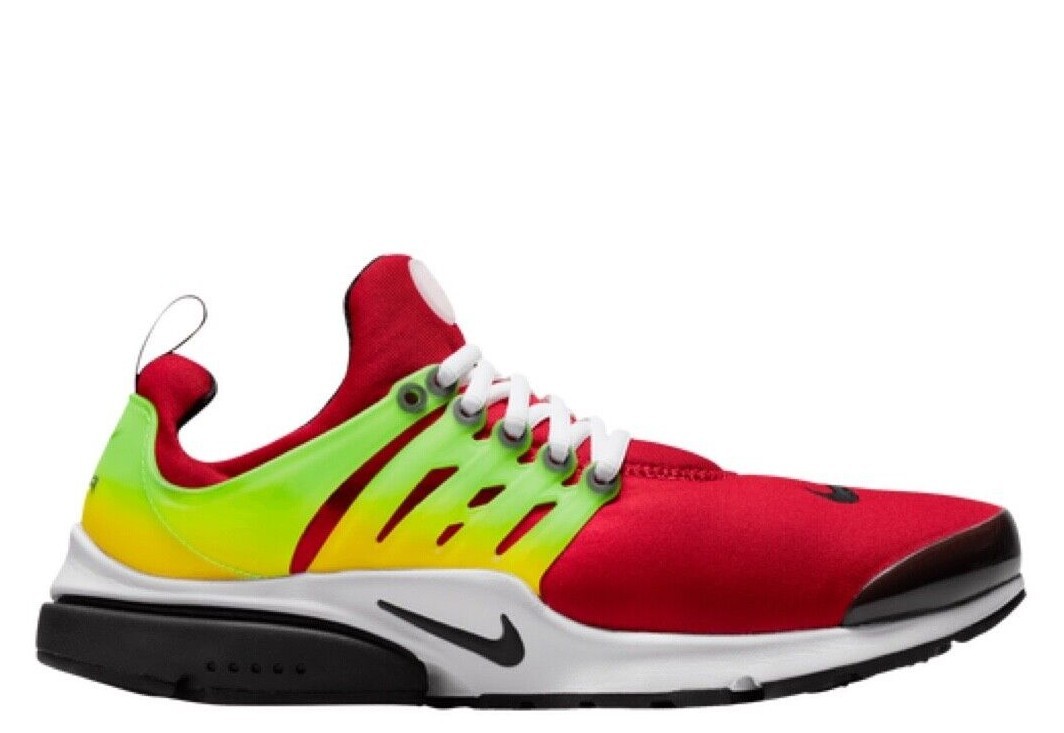 

НОВЫЕ мужские кроссовки Nike AIR PRESTO Университетский красный, черный, желтый, США, размеры 8–14 — CT3550-600, University red/black/tour yellow, Nike Air Presto