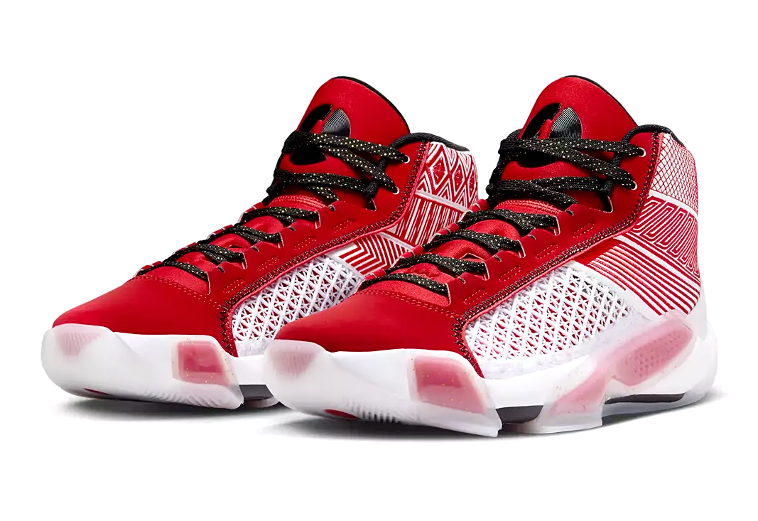 NEW NIKE AIR JORDAN XXXVIII 38 RED WHITE CELEBRATION