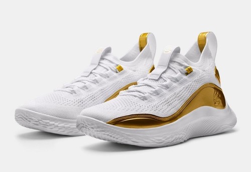UA CURRY 8 GOLDEN ホワイト/ゴールド 26センチ NEW Under Armour Stephen Curry 8 TB Gold Sz 8.5 Basketball