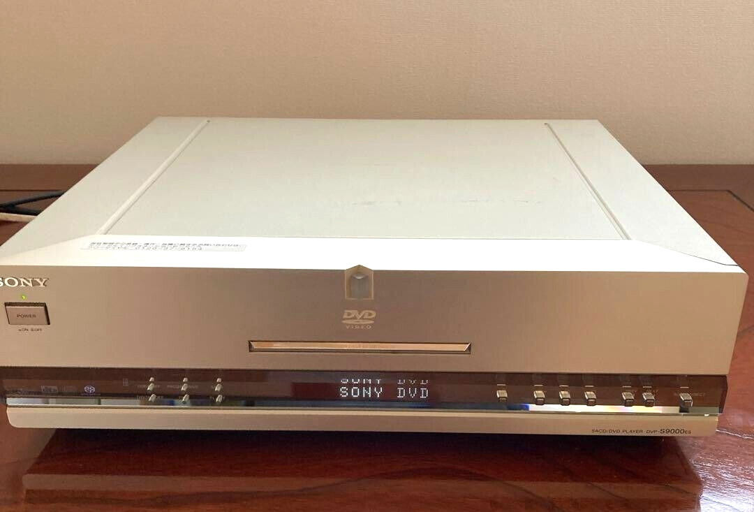 ソニー SONY CD/SACD/DVDプレーヤー DVP-S9000ES Sony DVP-S9000ES Reference DVD/CD/SACD player with