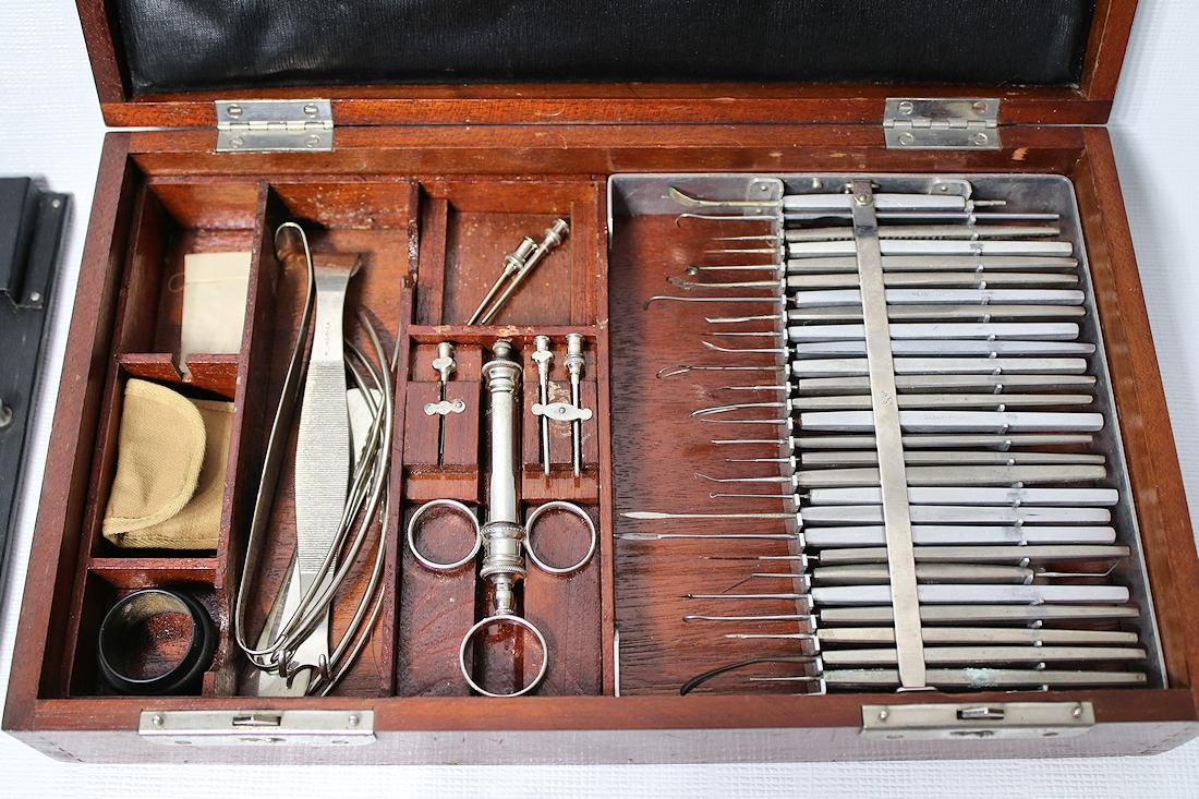 WWI ULTRA RARE EYE SURGICAL INSTRUMENTS 1917 G.P. Pilling & Son Co. Phil