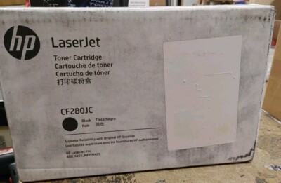 New in the sealed box HP 80A (CF280JC) Black Toner Cartridge. Very Dirty Box. 