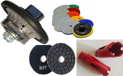 1/4'' Demi Bullnose Profiler 28 granite concrete polish pad core bit hole cut saw