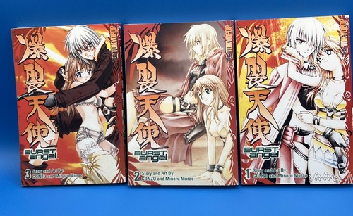 Burst Angel Manga English Volumes 1-3 Complete Set Gonzo