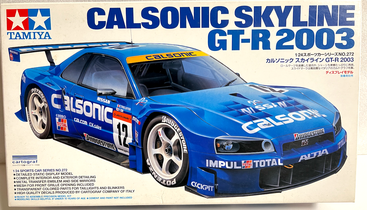 TAMIYA Calsonic Skyline GT-R G.A ボディパーツ Tamiya Calsonic Skyline Gt-R / Tamiya USA