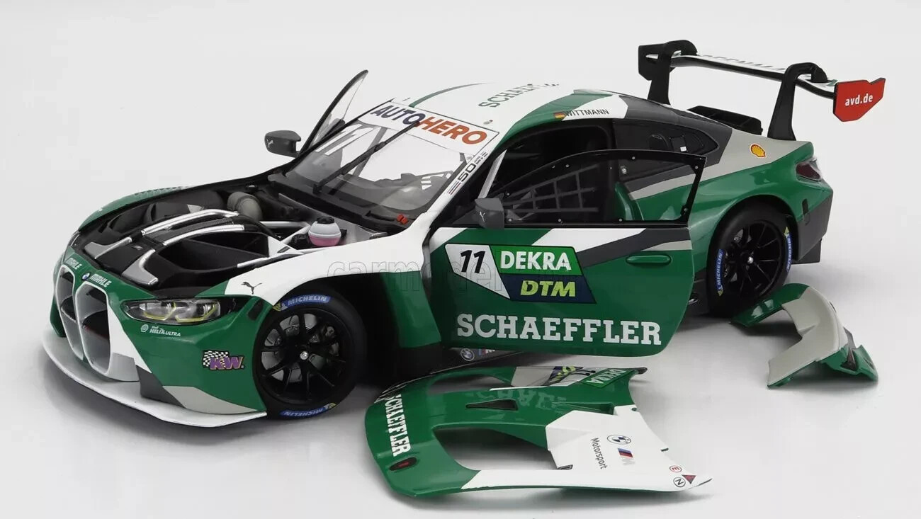 BMW M4 DTM 2018 1/18スケールミニカー 1/18 Resin BMW M4 DTM 2018 White Model Car by Minichamps