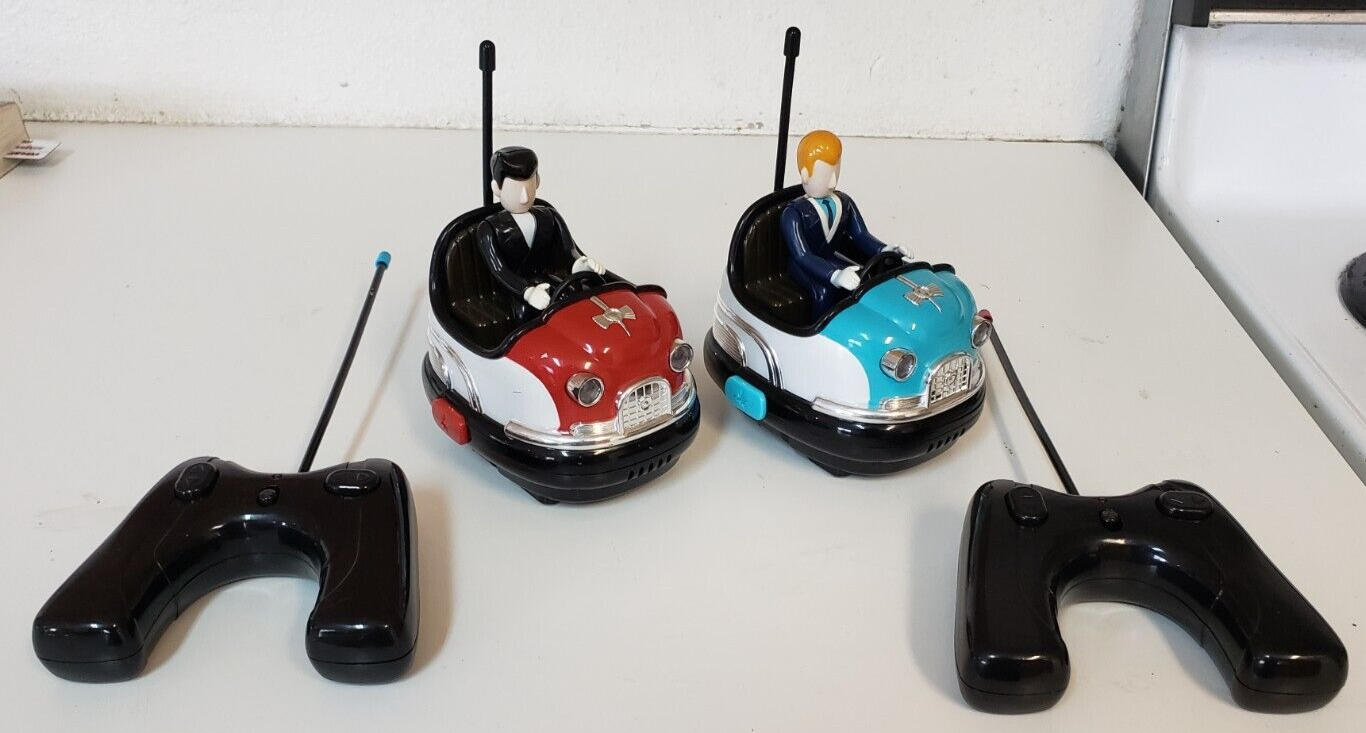 Remote control bumper store car set