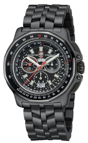 Pre-owned Luminox Men's Xa.9272 F-22 Raptor 44mm Quartz Watch