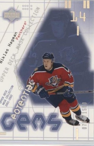 2001-02 Upper Deck Mask Collection - Niklas Hagman #146