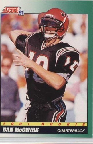 1991 Score Dan McGwire #313
