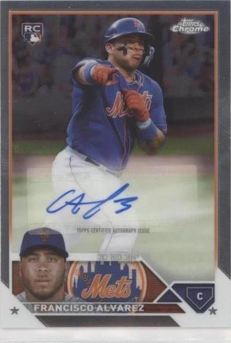 フランシスコアルバレス　ローズゴールドリフラクター　topps メッツ フランシスコアルバレス ローズゴールドリフラクター topps