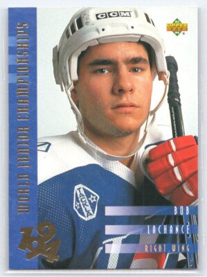 1993 Upper Deck Bob Lachance #564 WJC, RC Rookie USA | eBay